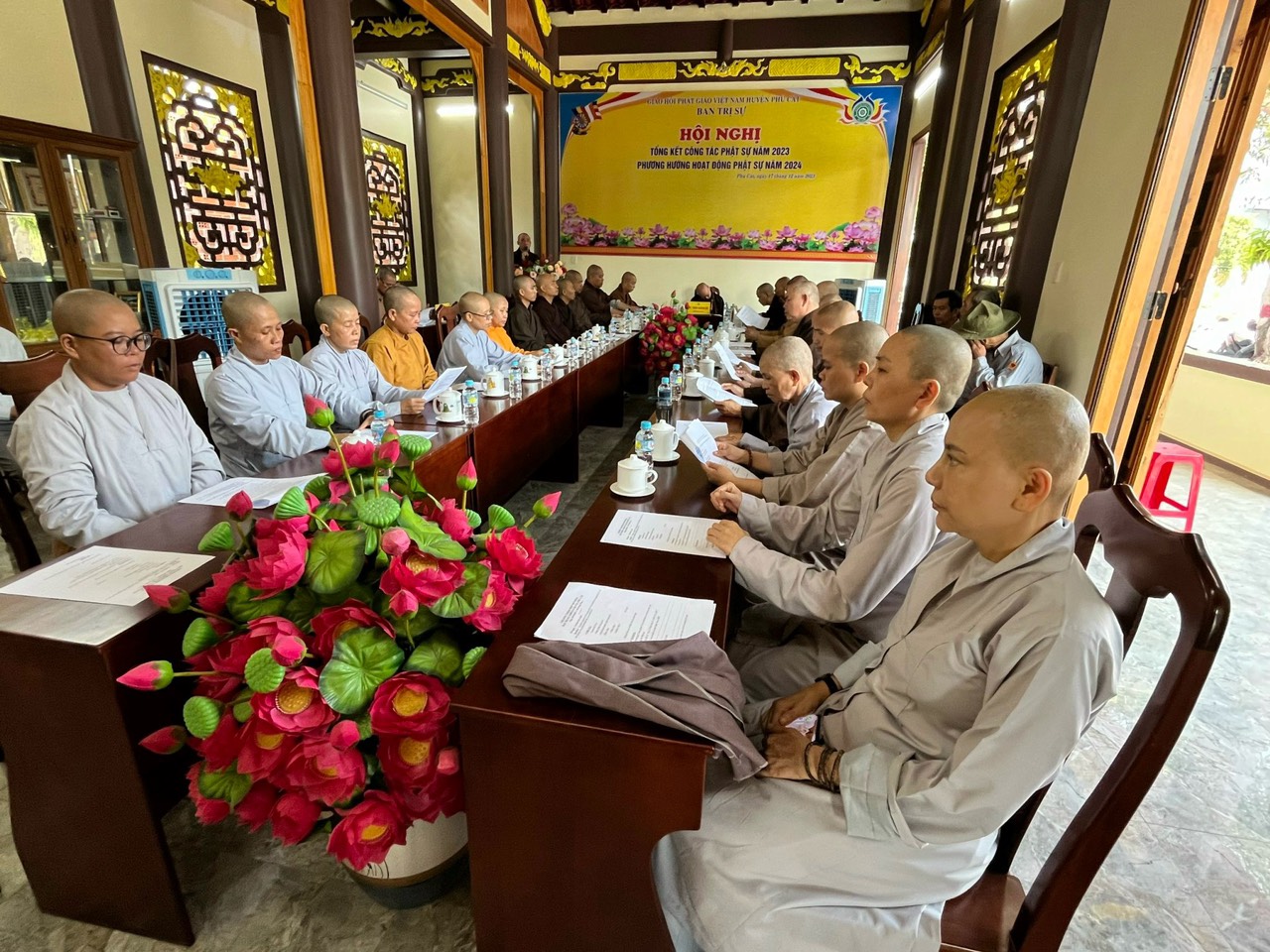 Ban Trị sự Phật giáo Phù Cát họp triển khai tổ chức Đại lễ Phật đản PL.2568